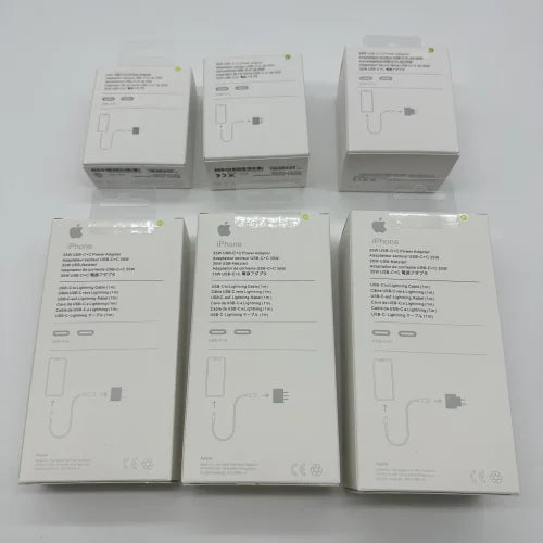 35W Dual USB-C Port Compact Power Adapter with Lightning Cable